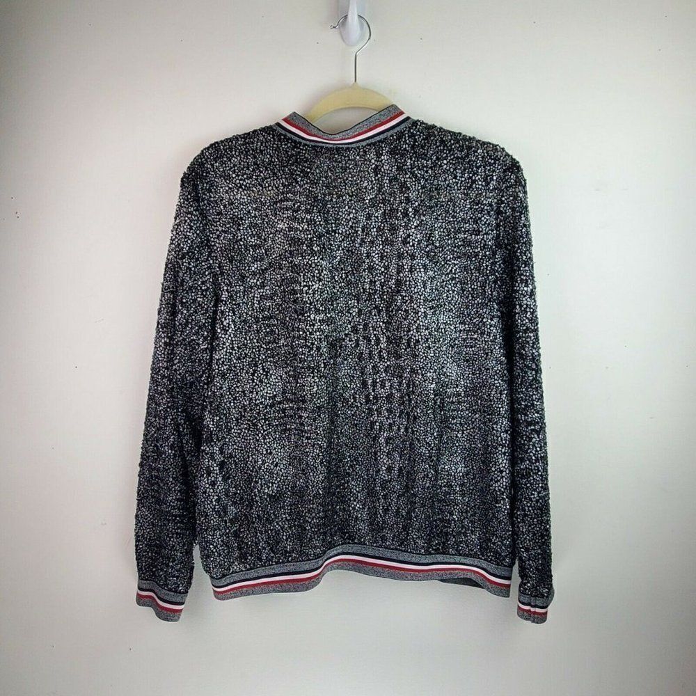 Zoe By Michael Phillips Jacket XXL Black & Silver - Picture 8 of 11